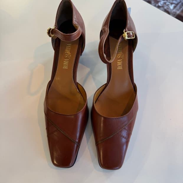 [made in japan] 가죽 스퀘어 메리제인 슈즈