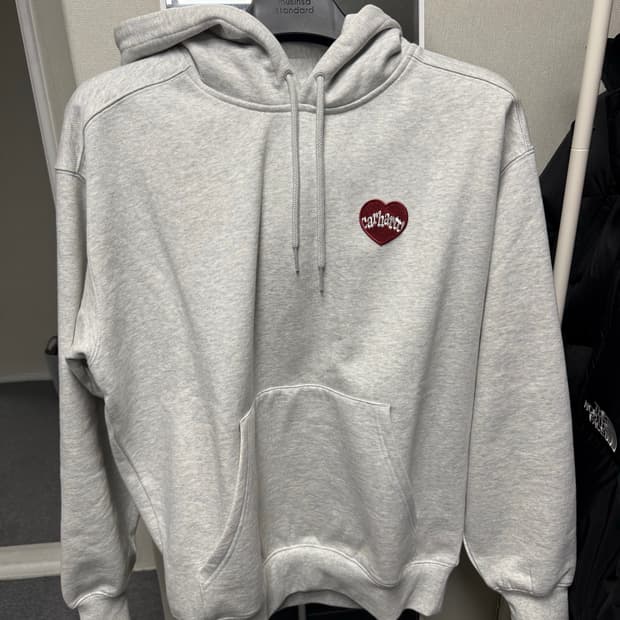 칼하트wip 하트로고 후드티