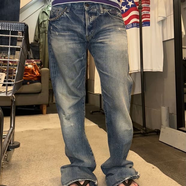 히스테릭 글래머 데님 팬츠
