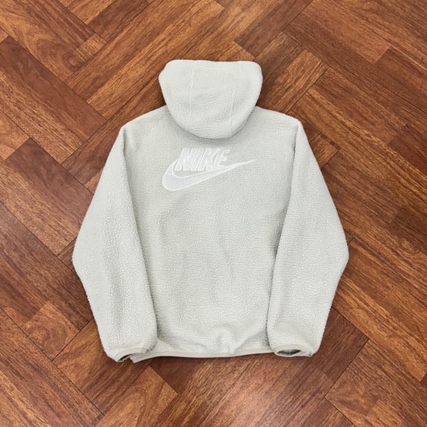 M(100) 나이키 빅로고 플리스 후드 티셔츠 