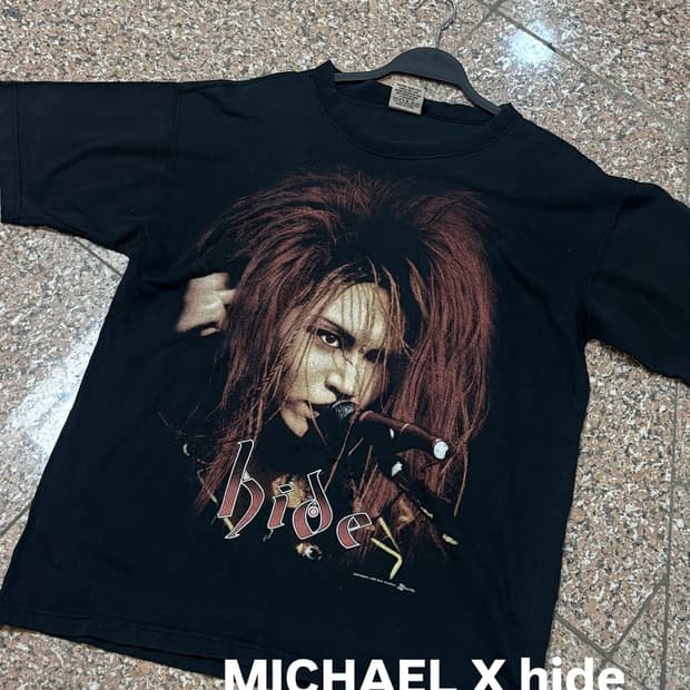 MICHAEL X HIDE 밴드 티