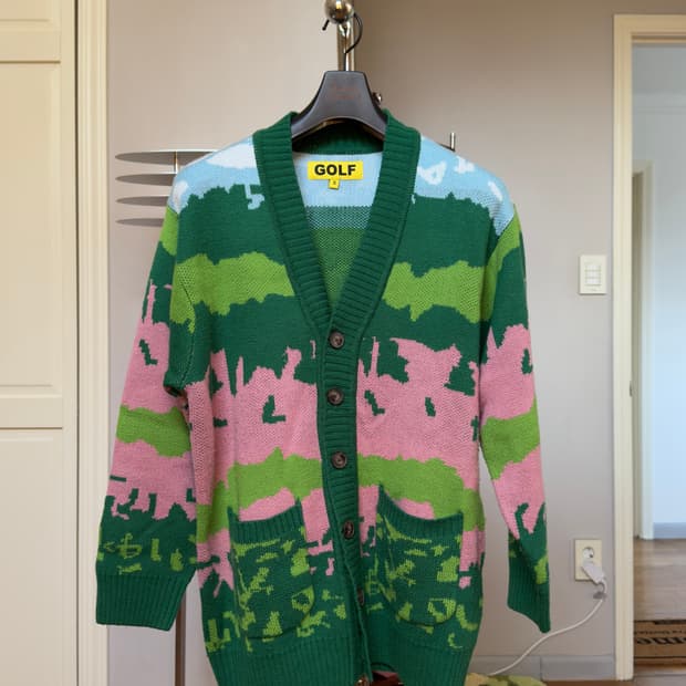골프왕 Golf Wang Landscape Cardigan