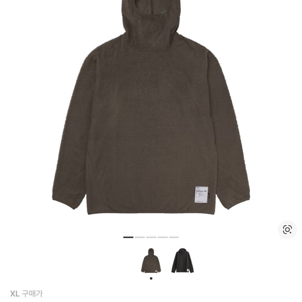 새티스파이 퍼즈 플리스 후드 팔콘 xl 새상품