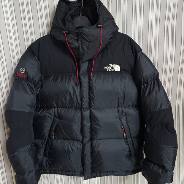 (100~105) 노스페이스 써밋 700 푸파 패딩 블랙자켓