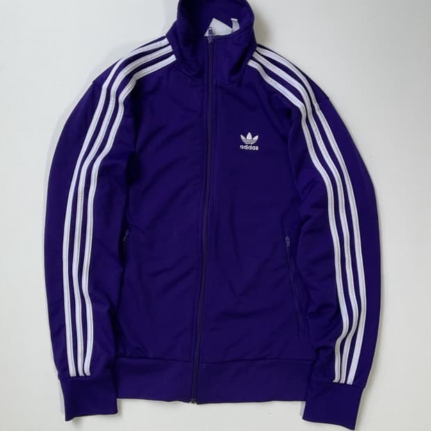 S 아디다스 파이어버드 져지 퍼플