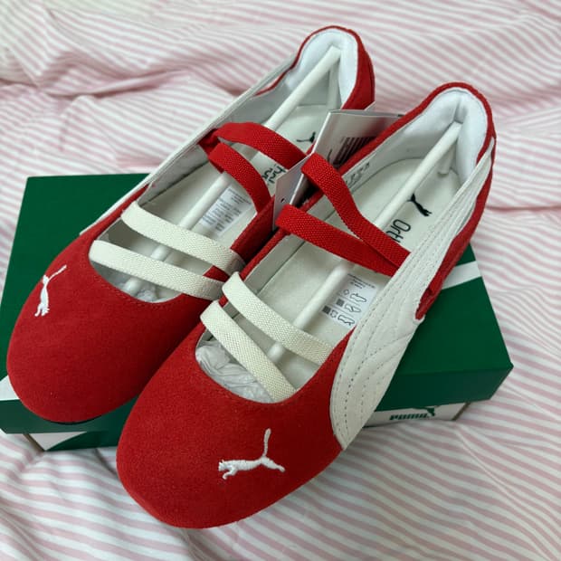 새상품) 푸마 스피드캣 발레 레드 메리제인