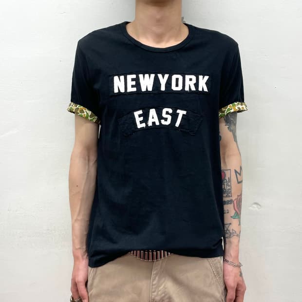 Sleeve Camo New York Black T-shirt