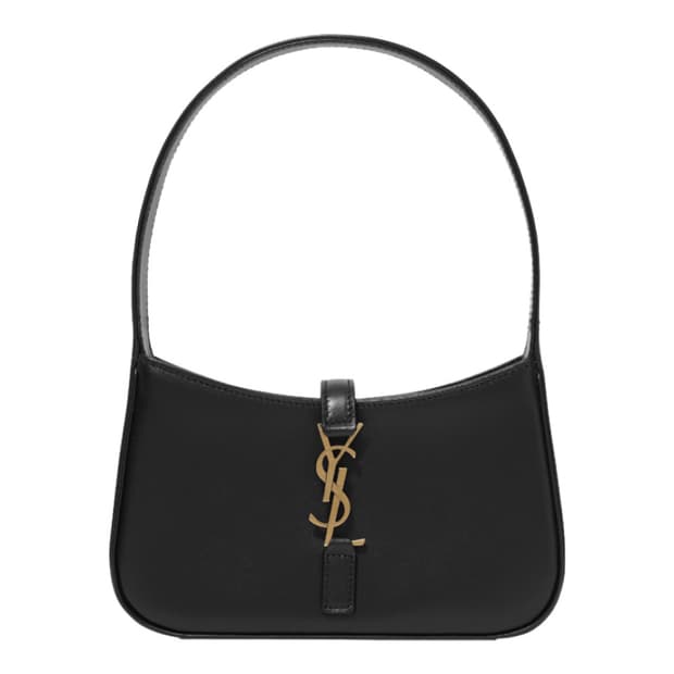 생로랑 스무스 레더 르 5 아 7 미니 호보백 블랙