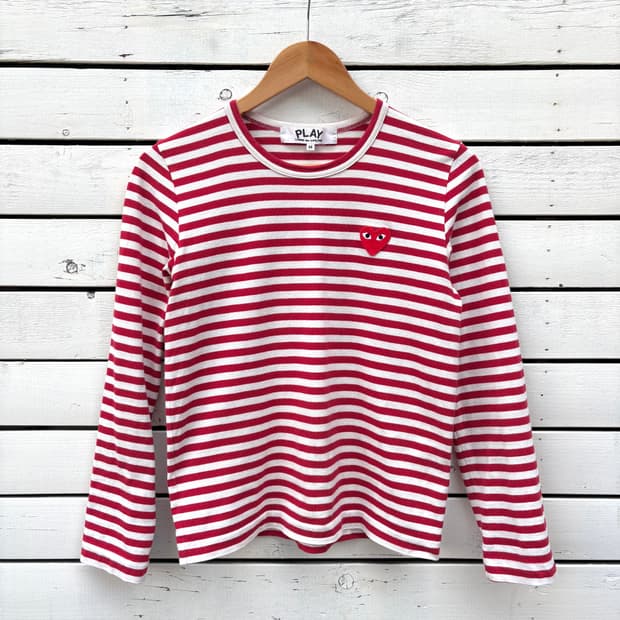 Comme des Garcons 꼼데가르송 스트라이프 롱슬리브 티셔츠
