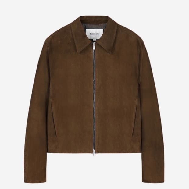 [XL] 24fw 토니웩 지퍼 스웨이드 블루종