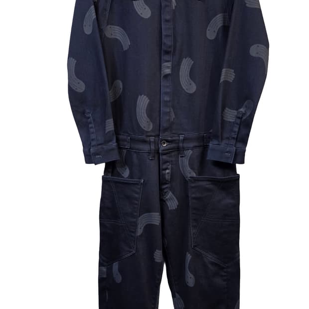 G-STAR RAW 데님 점프수트 네이비 패턴(s/디피용)