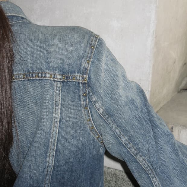 갭 데님 자켓