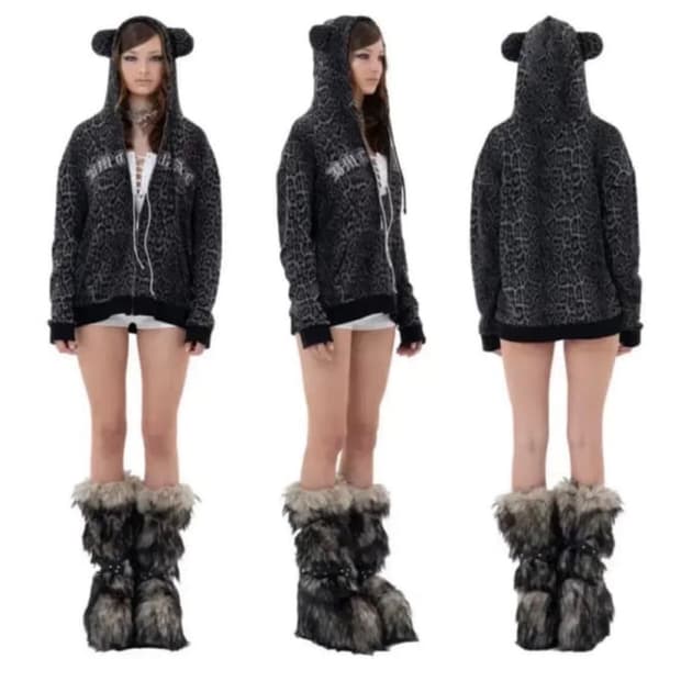 베이비메탈클럽 베어 후드