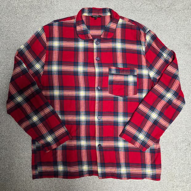 George 조지 플란넬 체크셔츠 L(100-105)