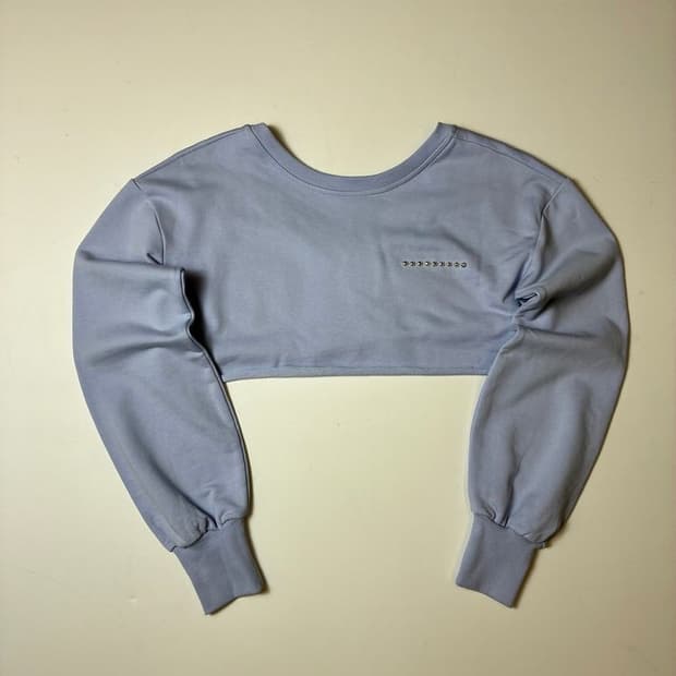 13DE MARZO 크롭 오버 맨투맨 PN8721