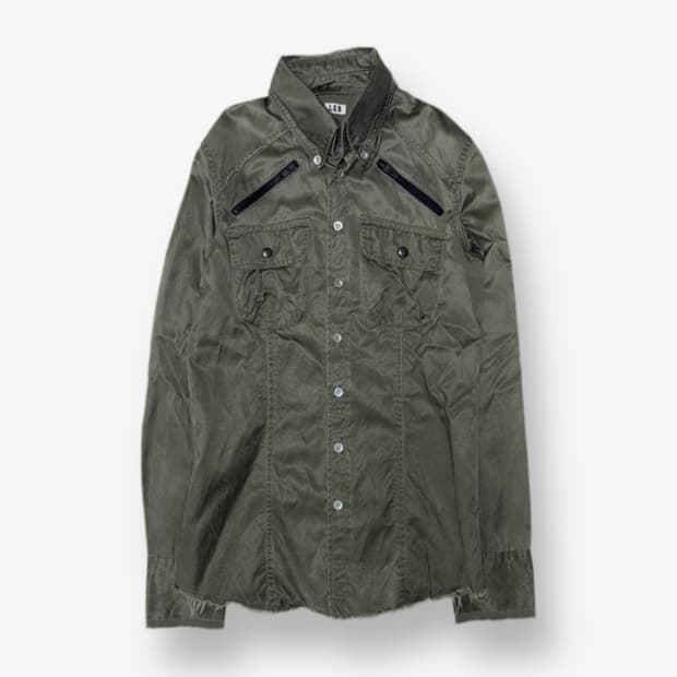 [1] L.G.B Distressed Plaid Shirt