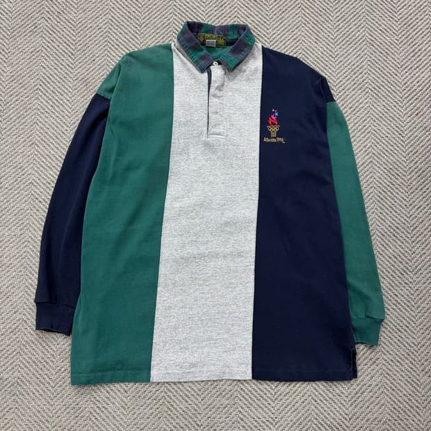 헤인즈 애틀란타 1996 럭비 티셔츠 v2241