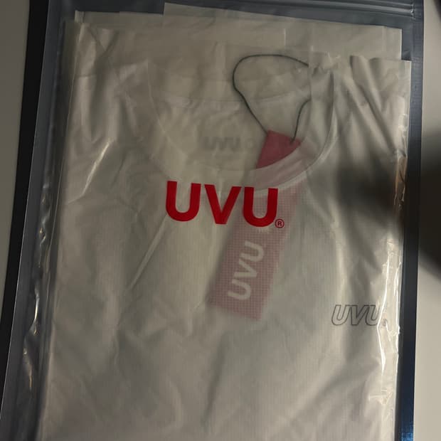 UVU 서울 '26 메쉬 롱슬리브 러닝 탑 화이트 L