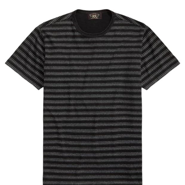 RRL 인디고 스트라이프 티셔츠 2종
