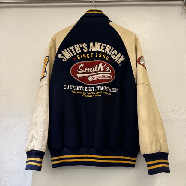 스미스 아메리칸 레더 바시티 자켓