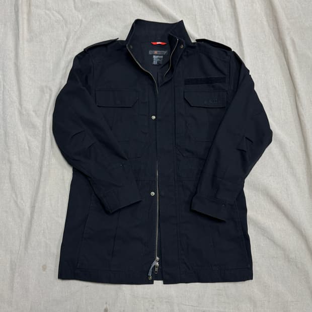 511택티컬 블랙 밀리터리 자켓 S