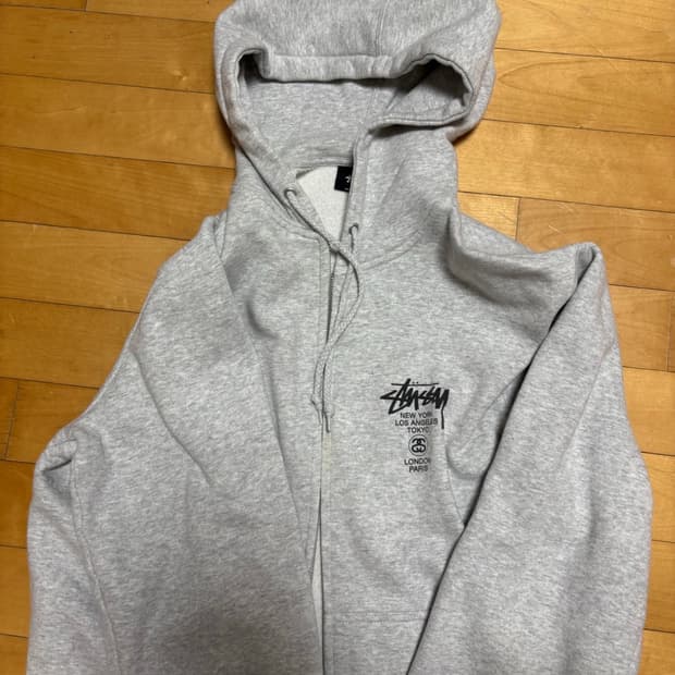 스투시 월드투어 후드집업 S