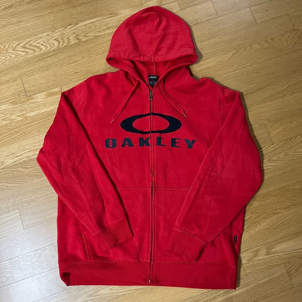 00s 오클리 OAKLEY 후드집업 레드