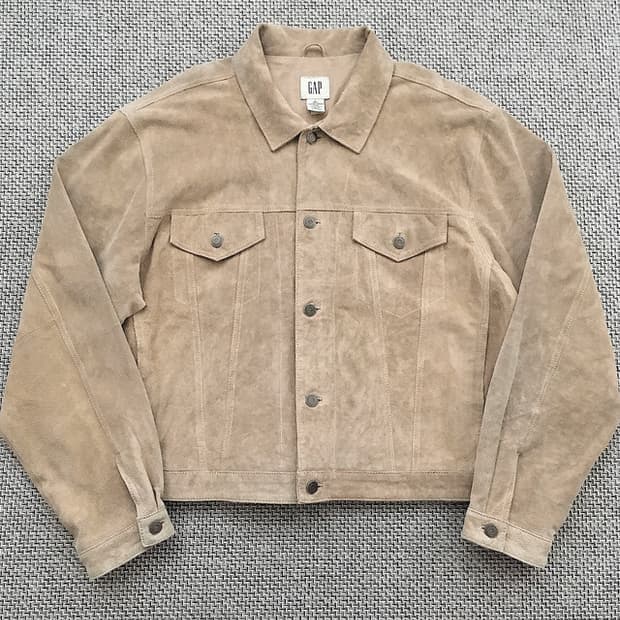 90s original suede 3rd trucker jacket