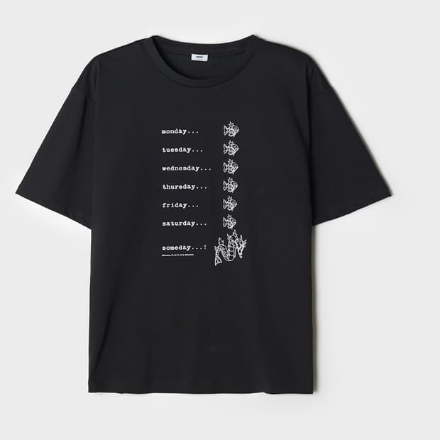 스파오 잉어킹 티셔츠 XL