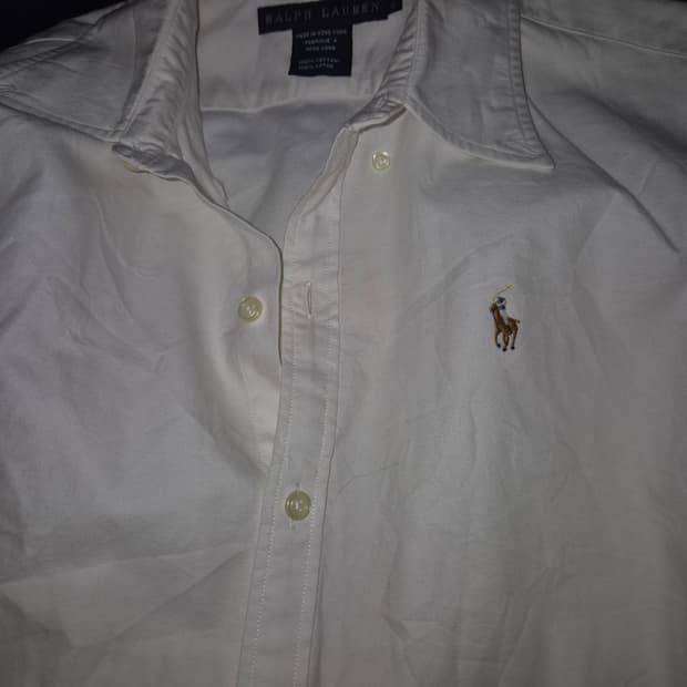 폴로 랄프로렌 화이트 셔츠