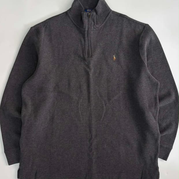 [XL] 폴로 랄프로렌 새상품 그레이 하프집업 스웻 셔츠