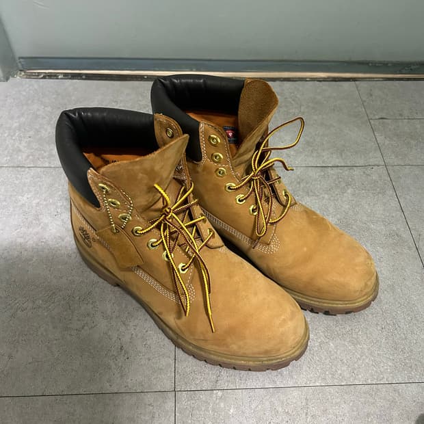 팀버랜드 프리미엄 6인치 워터프루프 부츠 위트 누벅 275