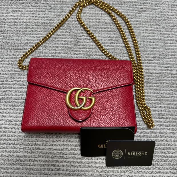 구찌 마몬트 woc 체인 크로스백