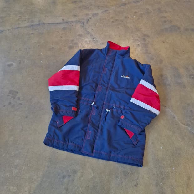 빈티지 엘레쎄 올드스쿨 바람막이 점퍼
