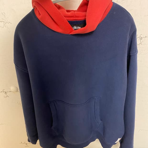 스투시 투톤 후디 M