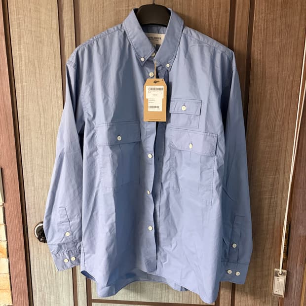 새상품(L)이스트로그 스카우트 셔츠 스카이블루