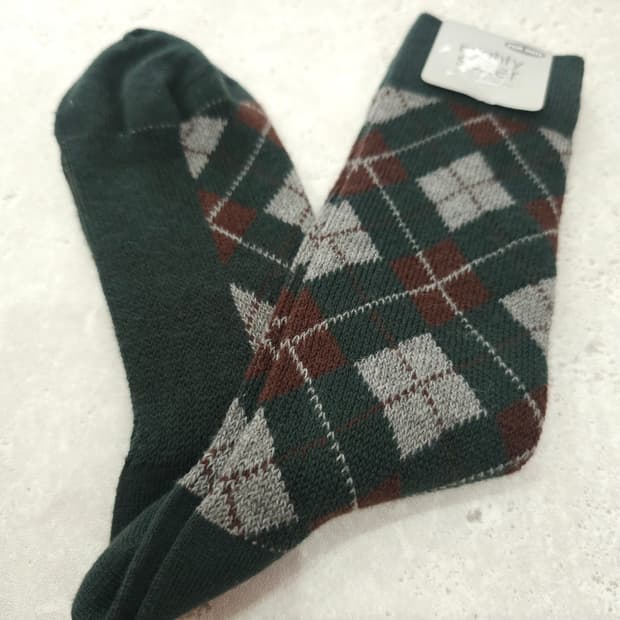 JPN 아가일 패턴 양말