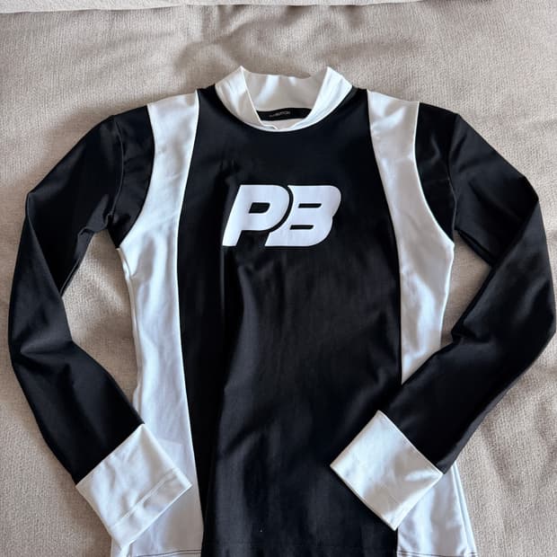 푸시버튼 긴팔 S 