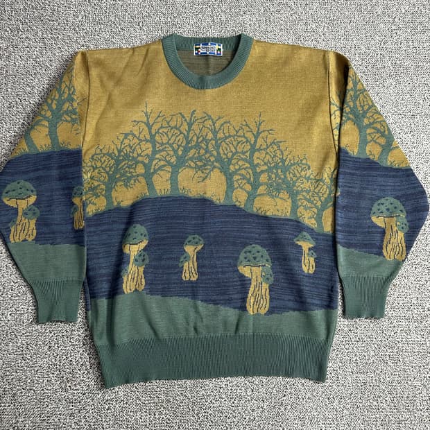 빈티지 미쏘니 스포츠 패턴 니트