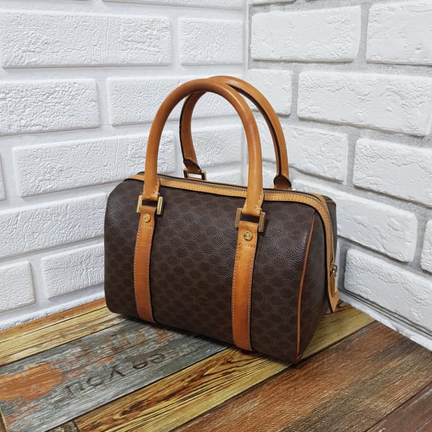 [정품] 셀린느 마카담 미니 보스턴백 브라운