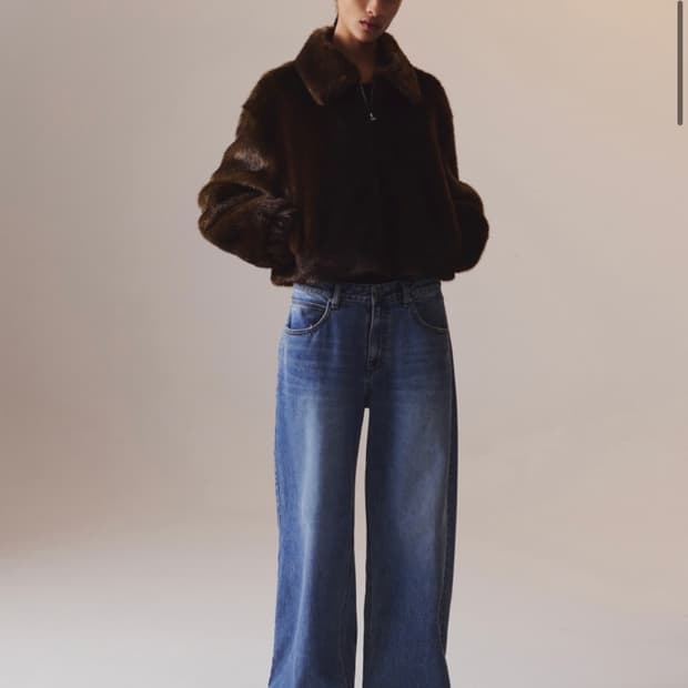 인사일런스우먼 퍼자켓 브라운 M