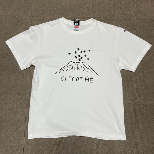 Vintage City of he 그래픽 반팔티셔츠 