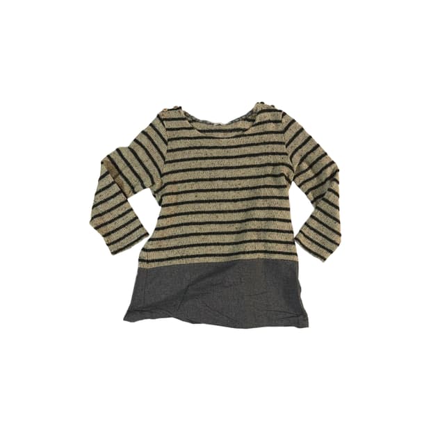 빈티지 스트라이프 니트 긴팔티