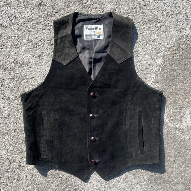 80~90‘s Pioneer Wear 웨스턴 스웨이드 베스트