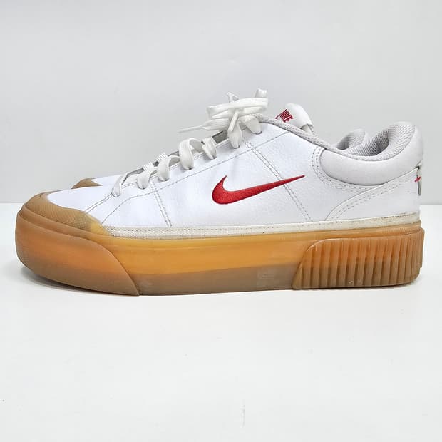 NIKE 24SS 나이키 코트 레거시 리프트 화이트 레드 검 / 270
