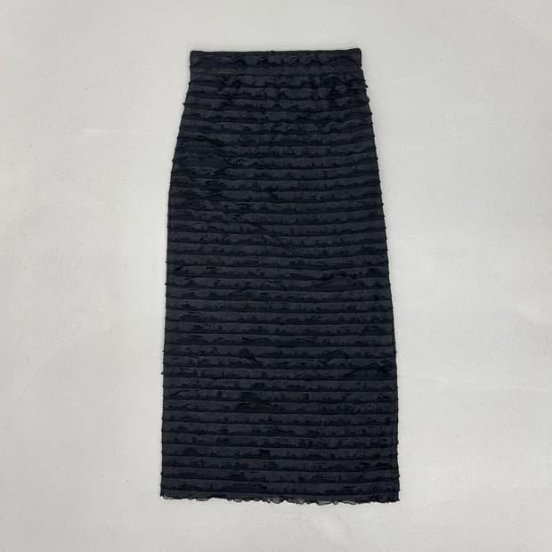 CISCOAT 프릴 롱 스커트
