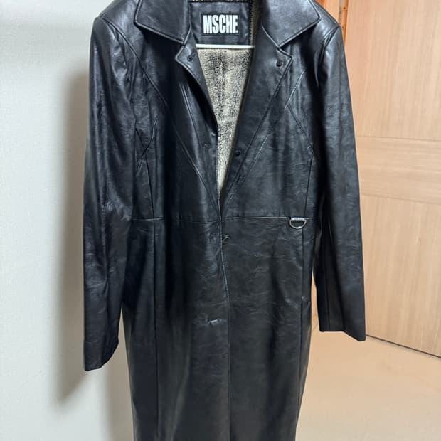 미스치프 에코 가죽코트