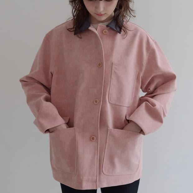 펀프롬펀 ECO LATER HALF JACKET, ROSE WATER 