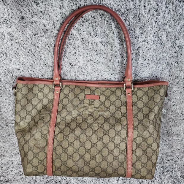 구찌 GG PVC 쇼퍼백 숄더백