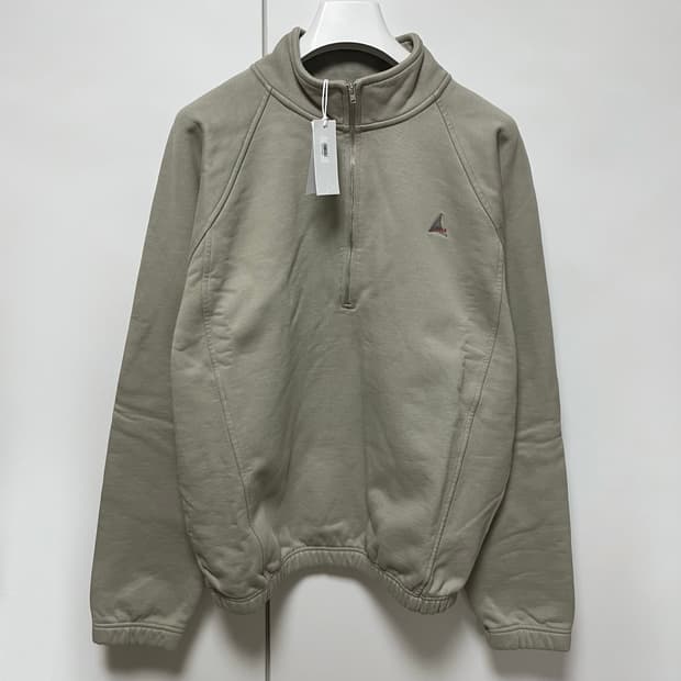 [L,XL]로아 하이킹 25fw Logo 490gsm 하프집업/그레이